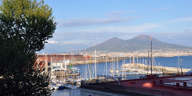 Vesuvius from marina